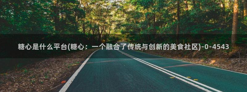 糖心八：糖心是什么平台(糖心：一个融合了传统与创新的美食社区